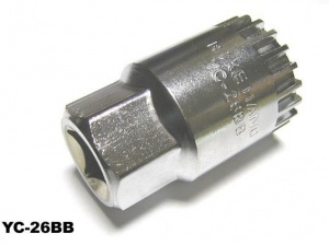 BIKE HAND YC-26BB Съёмник картриджей Shimano (Ось каретки)